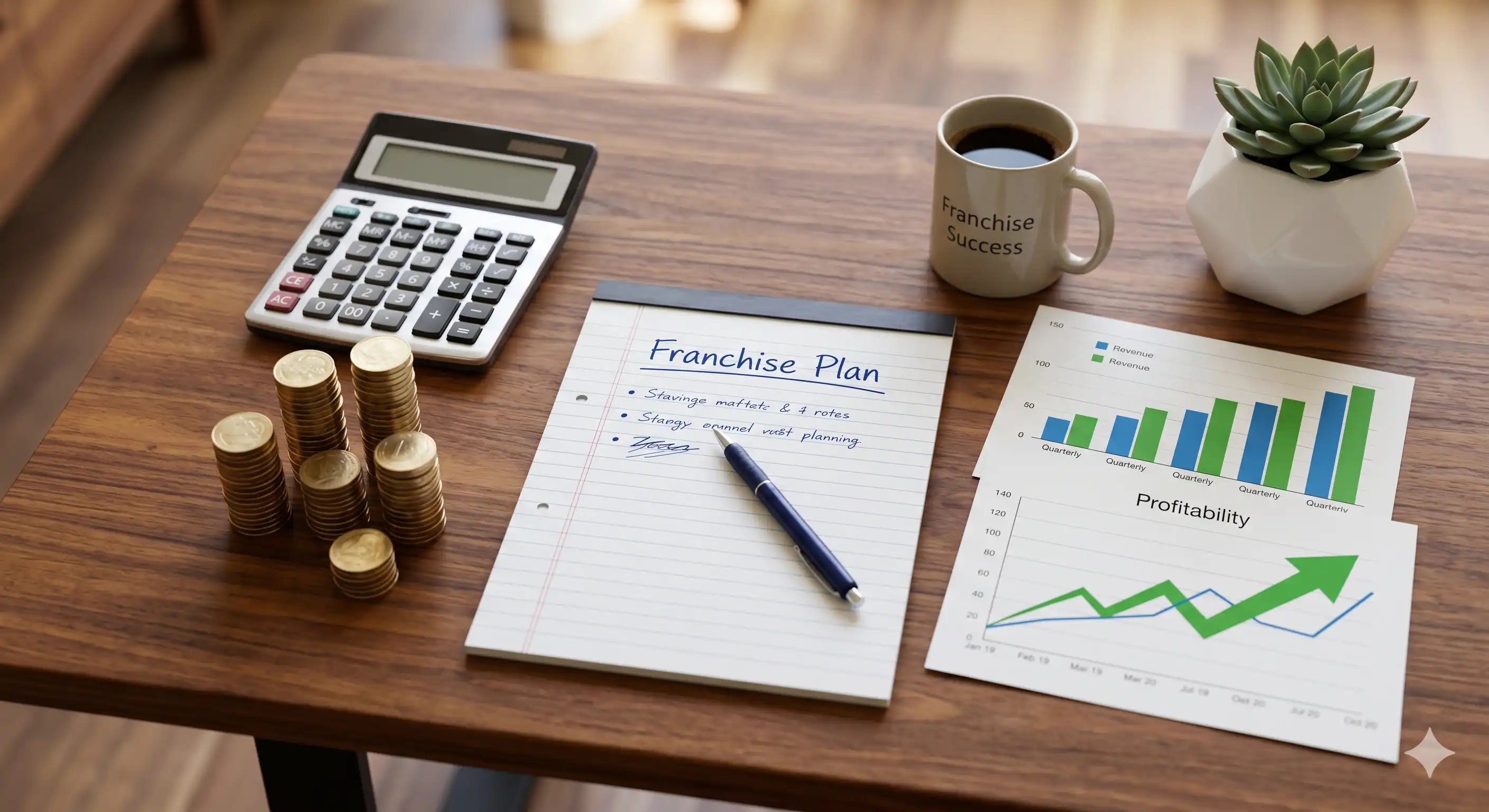 Investment planning and financial growth for a general store franchise